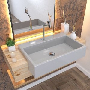 Kit Cuba XRT55 com Torneira Pratika 1060 e Válvula 1" com Sifão Cromado e Flexível Compace