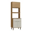 Ver imagem 6 de Cozinha Modulada 4 Peças 215,11x267,8cm Florença Bege/Marromle/Sabbia