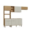 Ver imagem 2 de Cozinha Modulada 4 Peças 215,11x267,8cm Florença Bege/Marromle/Sabbia
