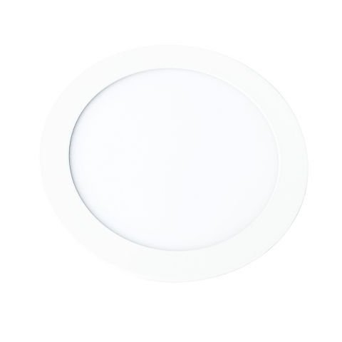 Plafon Painel Embutir Redondo Branco Quente 3000k Led 18w Ent Led Smart