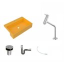 Ver imagem 2 de Kit Cuba Xrt55 Torneira Pratika 1060 Metal e Válvula Click 1 Polegada B Sifão Flexível Cromado Compa