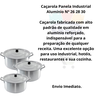 Jogo de Panela Feijoada Caldo Alumínio 3 Peças Industrial - 2