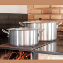 Ver imagem 6 de Jogo de Panela Feijoada Caldo Alumínio 3 Peças Industrial