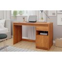 Ver imagem 1 de Mesa Computador Escrivaninha Mila C/ 1 Porta e 1 Gaveta Cinamomo - Permóbili