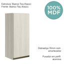 Ver imagem 4 de Armario Aereo 1 Porta Mdf 30 Cm Kali 12201 Bianco Toq Bianco Toq Nicioli