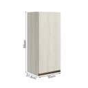 Ver imagem 3 de Armario Aereo 1 Porta Mdf 30 Cm Kali 12201 Bianco Toq Bianco Toq Nicioli