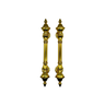 Puxador Duplo para Portas Estilo Colonial Jd 33cm Dourado - 1