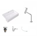 Ver imagem 2 de Kit Cuba XRT55 com Torneira Pratika 1060 e Válvula Click 1 1/2 com Sifão PVC e Flexível Compace