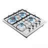 Vbgk Cooktop a Gás 4 Bocas Ng/lpg com Proteção Termopar (prata) - 1