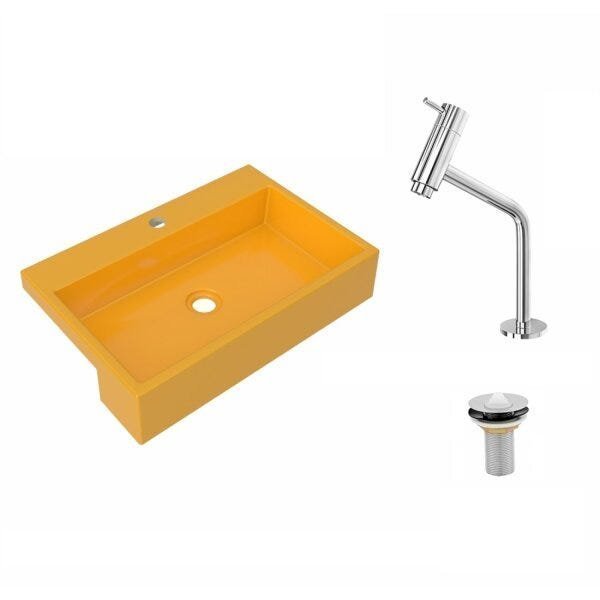 Kit Cuba XRT55 com Torneira Pratika 1060 Metal e Válvula 1 Polegada Compace - 2