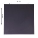 Ver imagem 6 de Mesa Beta em Inox 75 cm (Altura) com Tampo em MDP Quadrado 70 cm Preto