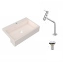 Ver imagem 2 de Kit Cuba Xrt55 com Torneira Pratika 1060 Metal e Válvula 1 Polegada Compace