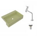 Ver imagem 2 de Kit Cuba Xrt55 com Torneira Pratika 1060 Metal e Válvula 1 Polegada Compace