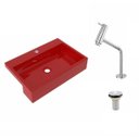 Ver imagem 2 de Kit Cuba Xrt55 com Torneira Pratika 1060 Metal e Válvula 1 Polegada Compace