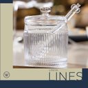 Ver imagem 5 de Meleira com Pegador Lines 10cm x 7,5cm Vidro 235ml Wolff