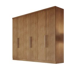Guarda Roupa Casal + 06 Portas 04 Gavetas Vértice Cumaru - 1