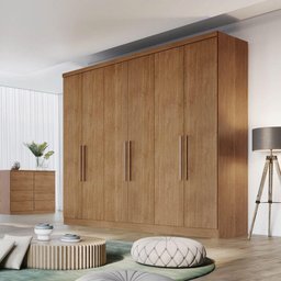 Guarda Roupa Casal + 06 Portas 04 Gavetas Vértice Cumaru - 3