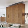 Guarda Roupa Casal + 06 Portas 04 Gavetas Vértice Cumaru - 3