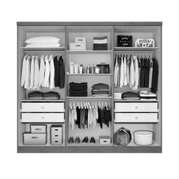 Guarda Roupa Casal + 06 Portas 04 Gavetas Vértice Cumaru - 2