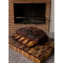 Ver imagem 2 de Tábua de Corte para Churrasco Invertida Teca 60x40cm