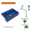 Ver imagem 3 de Kit Cuba Xrt55 Torneira Pratika 1060 Metal e Válvula Click 1 Polegada B Compace