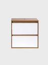 Ver imagem 5 de Gabinete para Banheiro 60cm MDF Freijo com Branco Dubai - On Móveis