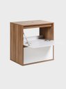 Ver imagem 7 de Gabinete para Banheiro 60cm MDF Freijo com Branco Dubai - On Móveis