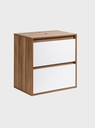 Ver imagem 6 de Gabinete para Banheiro 60cm MDF Freijo com Branco Dubai - On Móveis