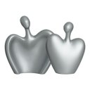 Ver imagem 7 de Escultura de Cerâmica Enfeite de Mesa Romance Cinza Fosco