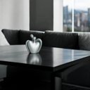 Ver imagem 2 de Escultura de Cerâmica Enfeite de Mesa Romance Cinza Fosco