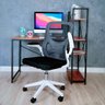 Cadeira Escritório Basic Diretor Tela Mesh Branca Giratória Altura Ajustável - Waw Design - 7