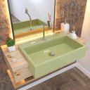 Ver imagem 1 de Kit Cuba Xrt55 Torneira Pratika 1060 Metal e Válvula Click 1 Polegada B Compace