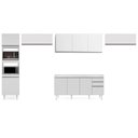 Ver imagem 3 de Armário de Cozinha Modulada 5 Peças Cp13 Balcão Branco - Lumil