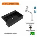 Ver imagem 3 de Kit Cuba Xrt55 Torneira Pratika 1060 Metal e Válvula Click 1 Polegada G Compace