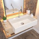 Ver imagem 1 de Kit Cuba Xrt55 Torneira Pratika 1060 Metal e Válvula Click 1 1/2 Polegada Compace