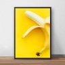 Quadro Banana Ii 63X42Cm Moldura Preta - 1
