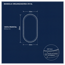 Ver imagem 7 de Porta Treco Oval Laminado 18cm