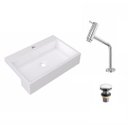 Ver imagem 2 de Kit Cuba Xrt55 Torneira Pratika 1060 Metal e Válvula Click 1 1/2 Polegada Compace