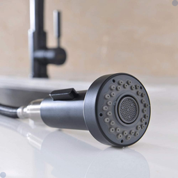 Torneira Cozinha Gourmet Misturador Monocomando Extensível Preta - 10