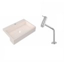 Ver imagem 2 de Kit Cuba Xrt55 Torneira Pratika 1060 Metal 1/4 Volta Compace