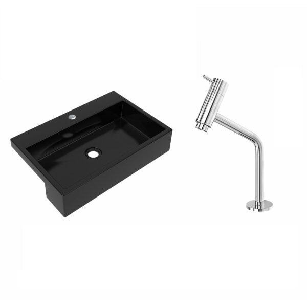 Kit Cuba XRT55 Torneira Pratika 1060 Metal 1/4 Volta Compace - 2