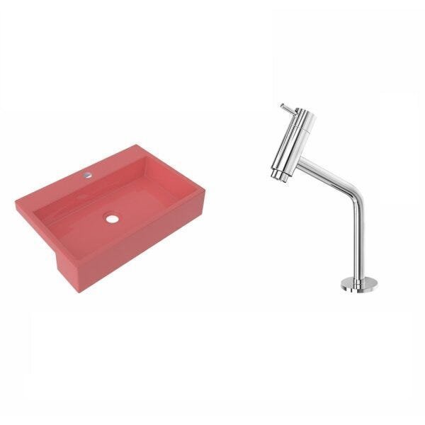 Kit Cuba XRT55 Torneira Pratika 1060 Metal 1/4 Volta Compace - 2
