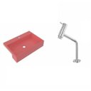 Ver imagem 2 de Kit Cuba Xrt55 Torneira Pratika 1060 Metal 1/4 Volta Compace