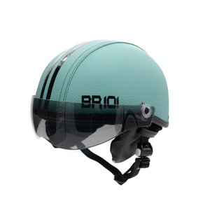 Capacete Coquinho Br 101 Turquesa Fume G - Scooter/bike