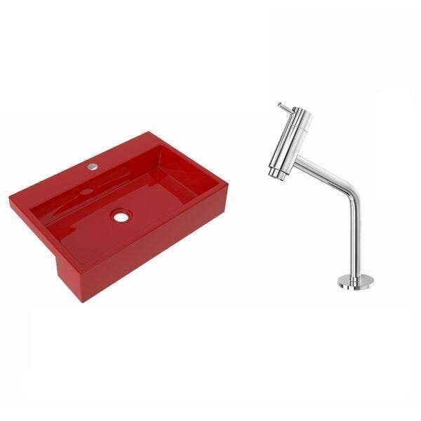 Kit Cuba XRT55 Torneira Pratika 1060 Metal 1/4 Volta Compace - 2