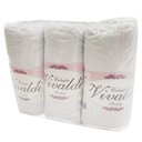Ver imagem 1 de Kit 6 Pçs Atacado Lençol Baby Liso Vivaldi - Branco 70X130X12cm