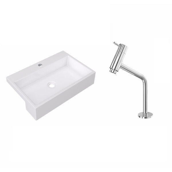 Kit Cuba XRT55 Torneira Pratika 1060 Metal 1/4 Volta Compace - 2