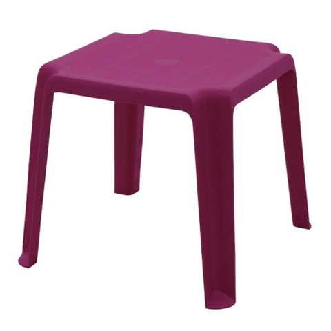 Mesa Infantil Tramontina Adoleta 49x42cm Plástico Resistente Atividades Brincar Estudar Rosa