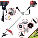 Ver imagem 1 de Cortador de Grama 1a Gasolina Anmax Cg430p 43cc 9.000rpm Roçadeira com 6 Opções de Corte