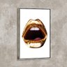 Tela Canvas Com Moldura Boca Gold - 1